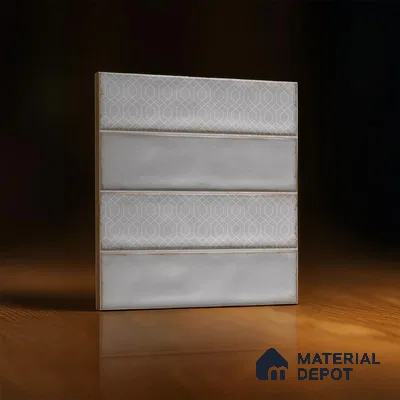 Faux Subway  Tile TL 07257 C Sintra 5006 Luster 1 ft x 1 ft Ceramic Matte Finish - 9 mm  | 2 mm Spacer is Mandatory | Please Expect a Slight Variation of Pattern (Sample)